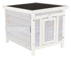 TRIXIE outdoor cat house with raised floor for a dry, cozy retreat