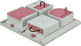TRIXIE Poker Box four-compartments puzzle prompts slow eating and problem-solving.