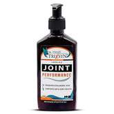 TRIXSYN hyaluronic acid bottle poured into dog food for easy daily use