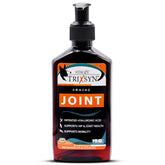 TRIXSYN canine hip joint supplement bottle supports senior dogs' mobility.