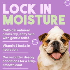 Vitamin E in TropiClean conditioner nourishes skin and coat.