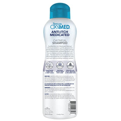 TropiClean OxyMed oatmeal ingredients highlight a nourishing formula to calm irritation.