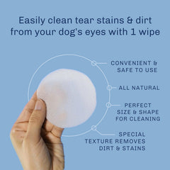 TrueBlue all-natural botanicals cleanse without harsh chemicals near the eyes