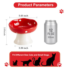 TRUNDISAN tilted-raised pet dish β keeps food centered to reduce mess.