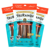 TRURANCH Collagen Rolls 9 inch beef flavor for joints and tasty chew