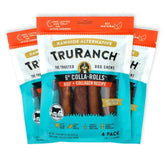 TRURANCH collagen rolls beef flavor with peanut butter for joint-friendly chewing