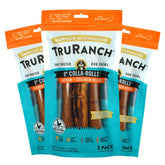 TRURANCH Collagen Rolls for dogs in chew action, long-lasting joint support.