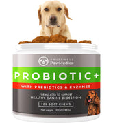 TrustWELL PawMedica dog probiotics chews bottle for convenient daily digestive support
