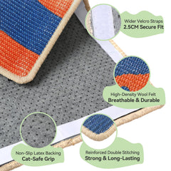 Truvito sisal weave close-up shows durable texture for repeated scratching
