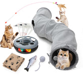 TSEB4TEP cat tunnel interior view offers a roomy, cozy hideout for curious cats.