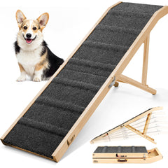 Tsukiko dog ramp 64-inch extended for secure bed access