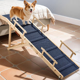 Tsukiko dog ramp with bed rails, 63-inch length for secure bed access