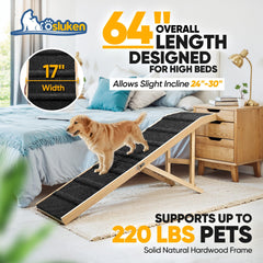 Tsukiko dog ramp landing platform minimizes gaps for smooth transitions