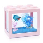 Tsxurepaw stackable cube tank with compact 16 cm design for small life.