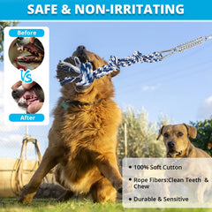 TT TRSMIMA heavy-duty tug rope 22in ideal for powerful pulls in medium to large dogs.