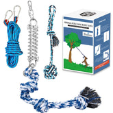 TT TRSMIMA spring pole kit assembly for durable outdoor dog workouts.