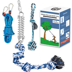 TT TRSMIMA spring pole kit assembly for durable outdoor dog workouts.