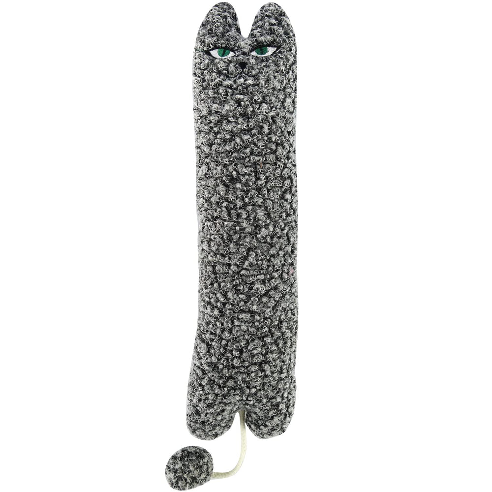 TTcat Catnip Silvervine Pillow grey 16.4-inch size for kicking and cuddling.