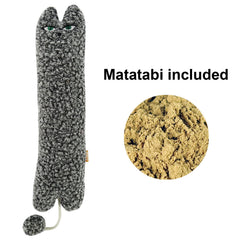 TTcat Catnip Silvervine Pillow powder inside closeup showing matatabi scent.
