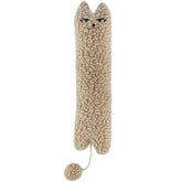 TTcat Catnip Silvervine Pillow beige overview highlights large, inviting play pillow