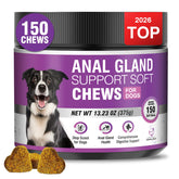 TTIXRL dog anal gland soft chews packaging front, easy-to-administer treat