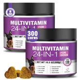 TTLXBL 24-in-1 dog vitamins bottle front for overall wellness.