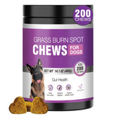 TTLXRL Grass Burn Spot Chews pack, soft chews for lawn health and digestion.