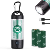Tubasion 3-in-1 dog poop bag holder front view for easy access on walks