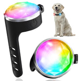 Tubasion diamond-shaped dog light on collar enhances nighttime visibility