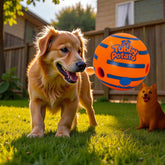 Tubby Potato Tater Tumbler Sound Ball rolls, engaging dogs with varied sounds.