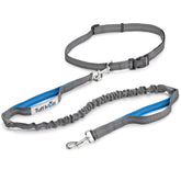 Tuff Mutt hands-free leash around the waist for comfortable jogging and daily walks