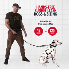 Tuff Pupper bungee sections absorb pulling for smoother starts during exercise
