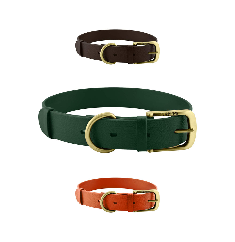 Tuff Pupper Classic Collar close-up of secure buckle with durable weave.