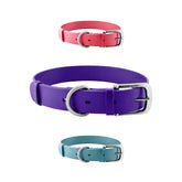Tuff Pupper Classic Dog Collar buckle close-up shows rust-proof hardware for lasting security.