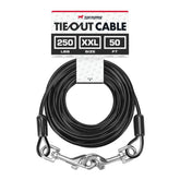 Tuff Pupper tie-out cable 50ft for secure backyard play.