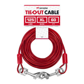 Tuff Pupper 60ft tie out cable with rugged outdoor-ready design
