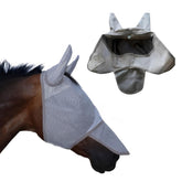 TUFFTEQ horse fly mask nose-cover-ears protects the face during outdoor rides.