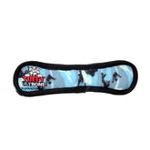 Tuffy Ultimate Bone Camo Blue front view highlights multi-layer durability for lasting fun.