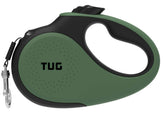 TUG 360-degree tangle-free leash in green with smooth rotation for effortless walks