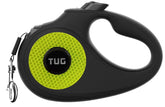 TUG 360-degree leash in action with a tangle-free retractable design for smooth walks.