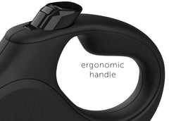 TUG Monochrome XL one-handed brake enables quick control during busy walks