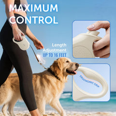 TUG Quest one-handed brake leash enables quick control.