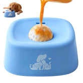 TUGFREE slow feeder bowl in use, preventing spills during mealtime