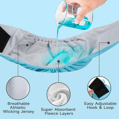 Tuiskusa dog diapers close-up Velcro fastener ensuring secure fit during play.