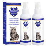 Tulvixxo bitter formula cat deterrent bottle protects furniture from claws.