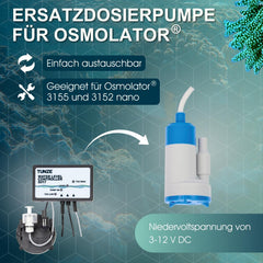 Tunze Osmolator replacement stand pipe shows compact vertical design for tight spaces.
