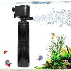 Tuodaxin 20W submersible filter front view promoting clear water in large tanks