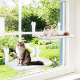 Turbosus cat window perch folded for compact storage and quick use