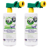 TurFresh BioS+ turf cleaner bottle front for outdoor odor control