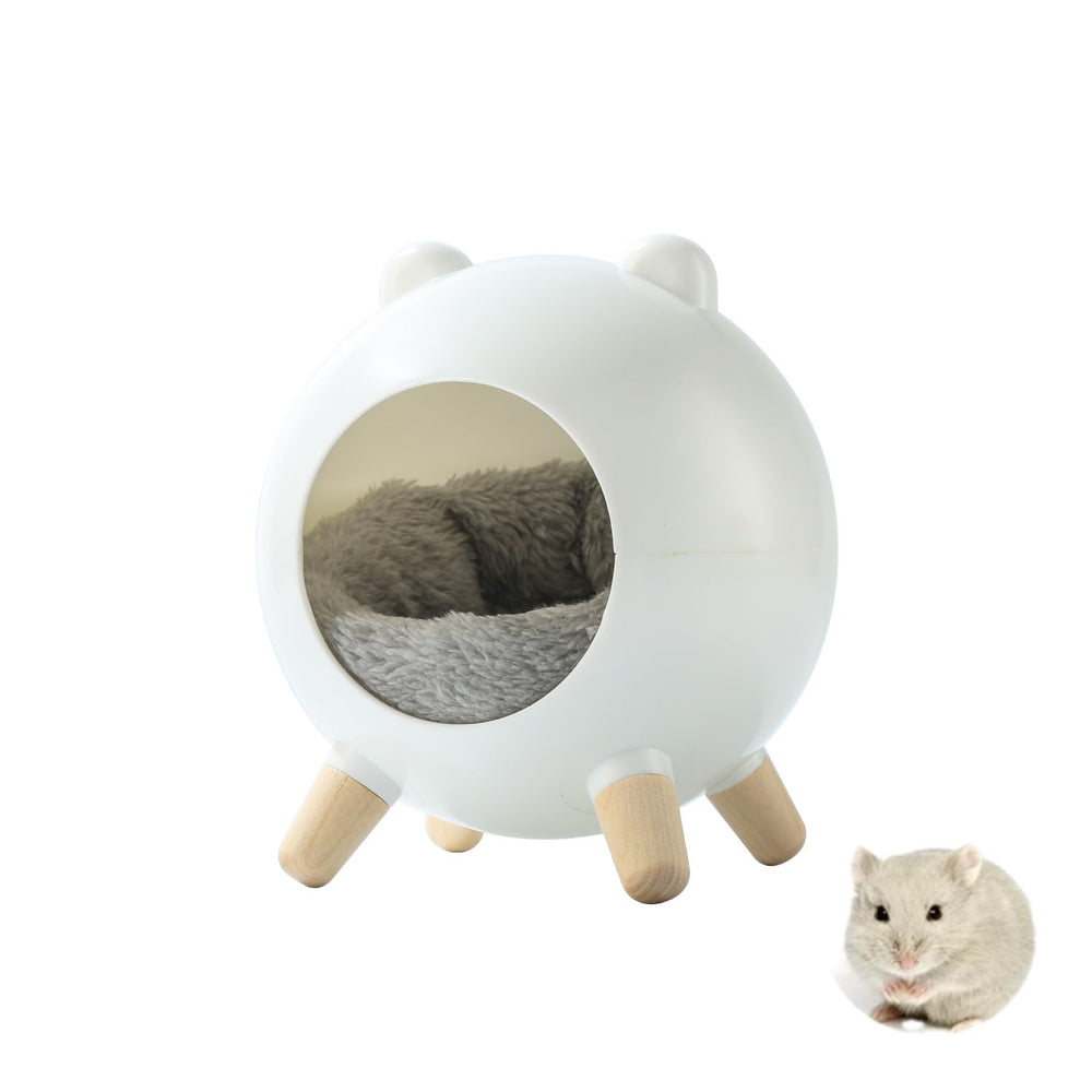 TUTU&LELE hamster hideout round sphere provides a cozy, safe resting space
